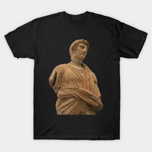 Statue of Roman Citizen Wearing Toga Vector Art T-Shirt